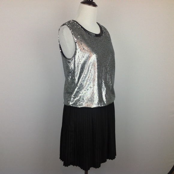 C Luce Dress Blouson Sequined Womens Small - Picture 2 of 6